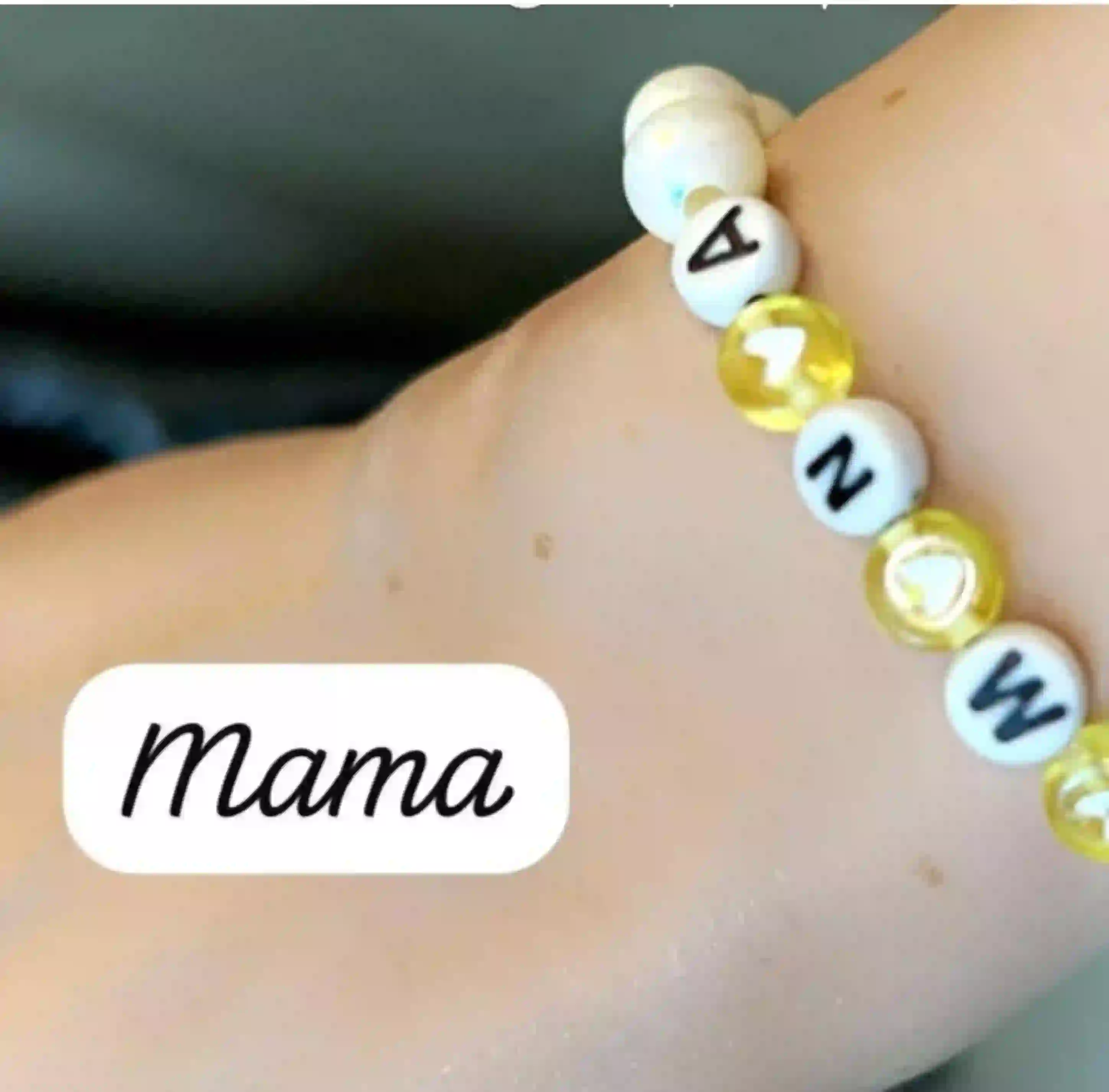 Personalized "Mama" Name Bracelet
