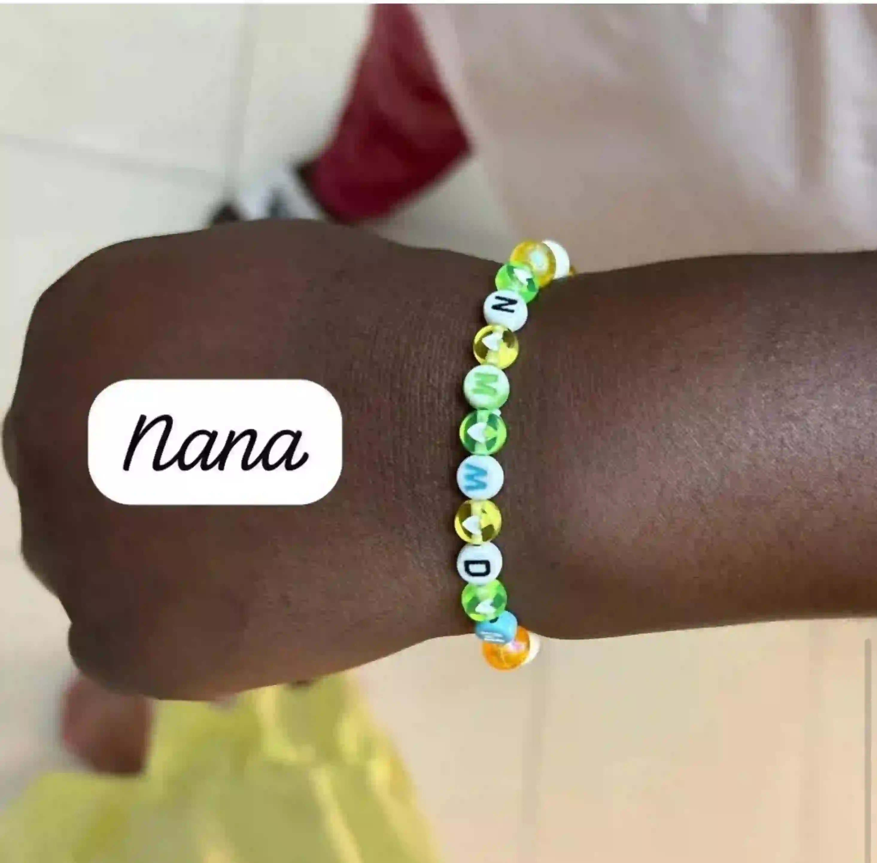 Personalized "Nana" Name Bracelet