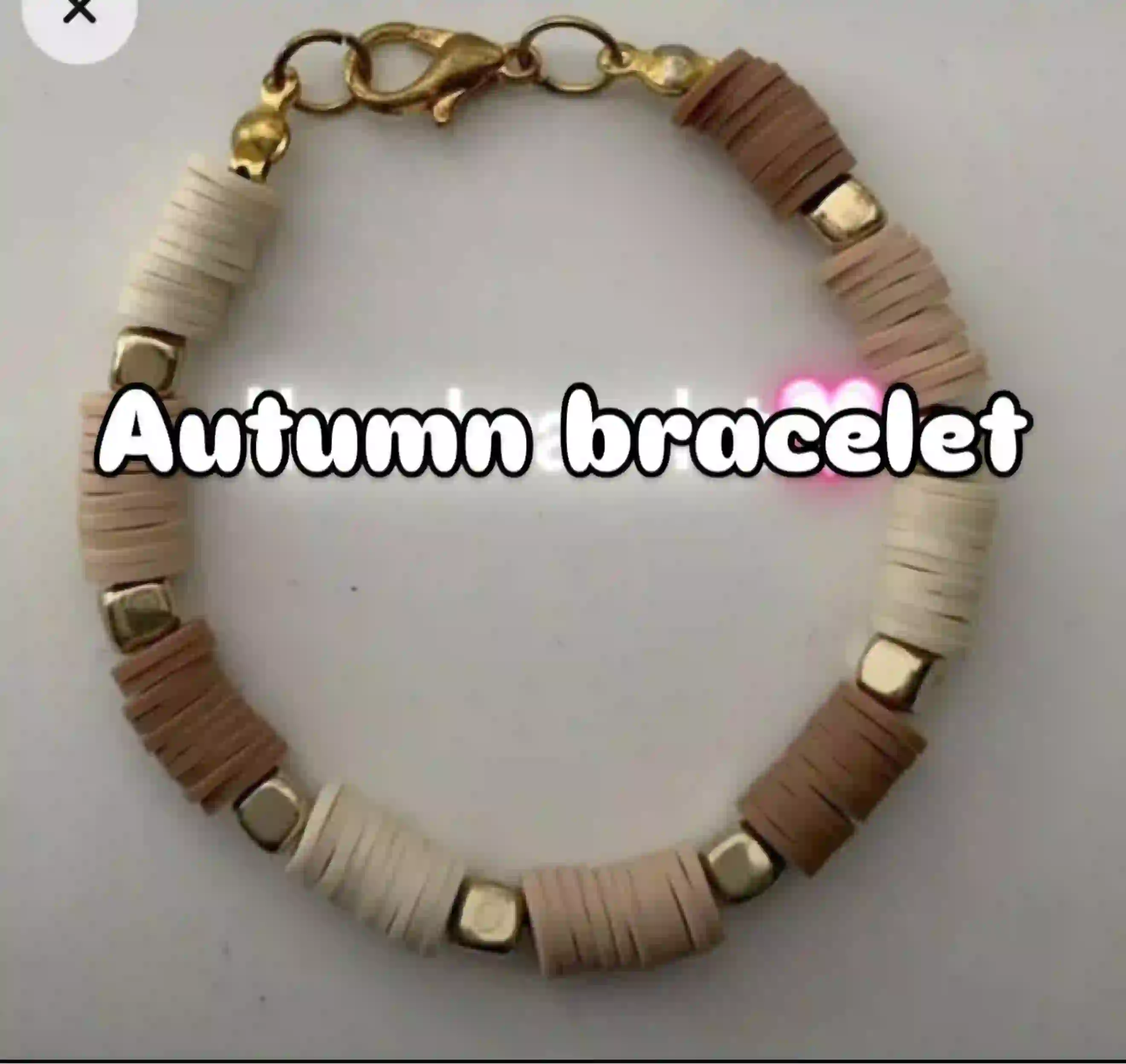Autumn Heishi Disc Bracelet